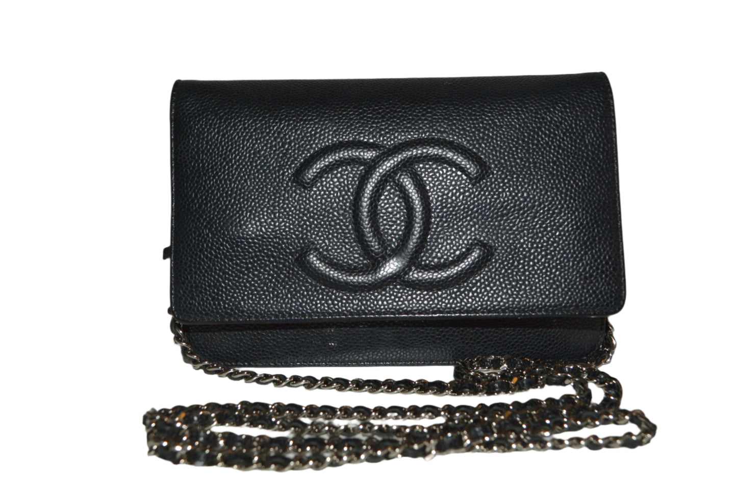 Cartera Chanel Caviar con cadena Serie 15