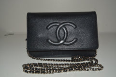 Chanel Caviar Wallet on Chain Series 15
