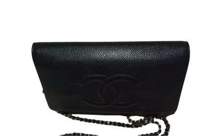 Cartera Chanel Caviar con cadena Serie 15