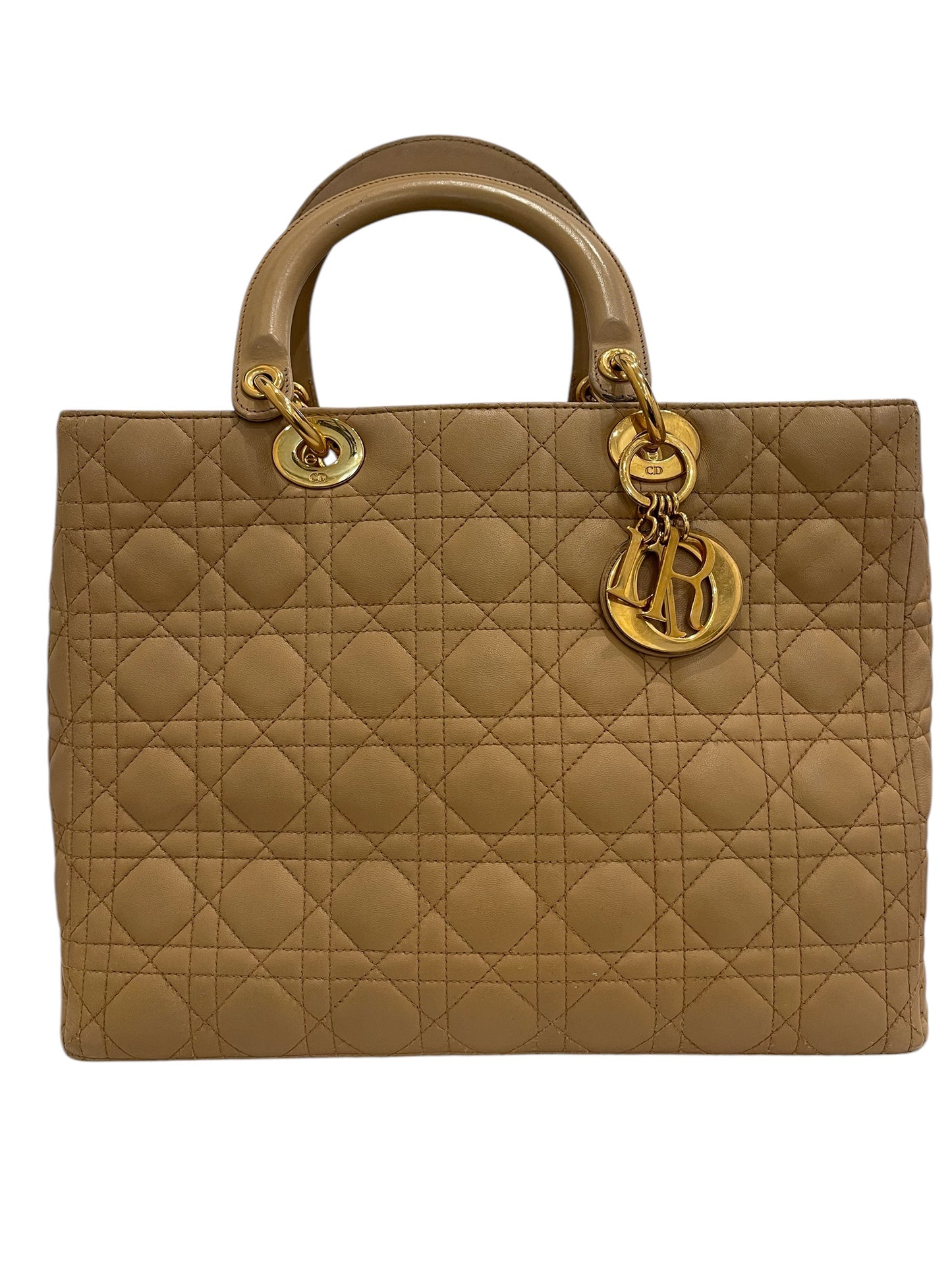 Christian Dior Lady Dior Lambskin Cannage Large