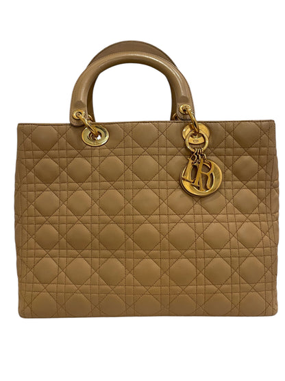 Christian Dior Lady Dior Lambskin Cannage Large