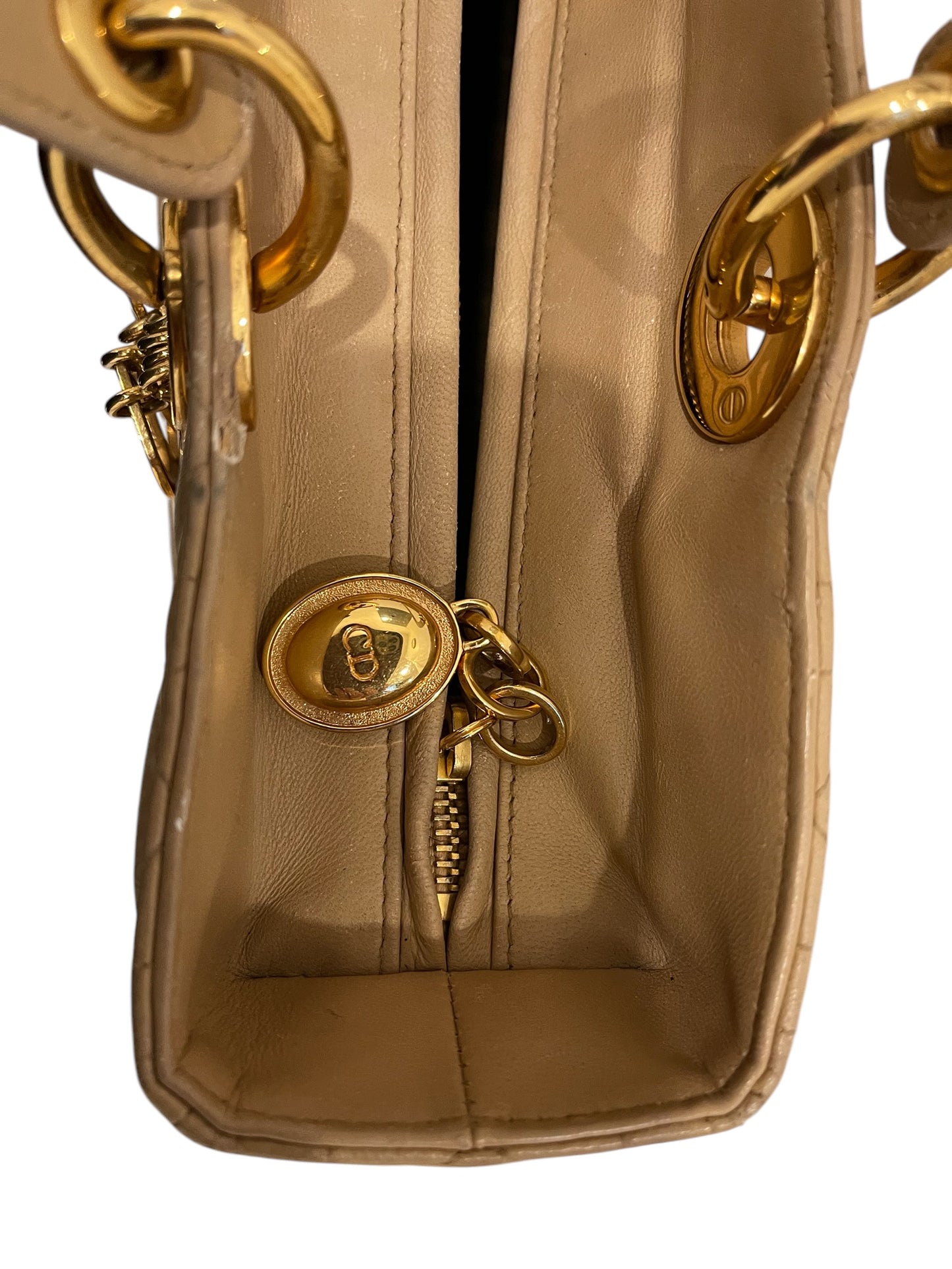 Christian Dior Lady Dior Lambskin Cannage Large