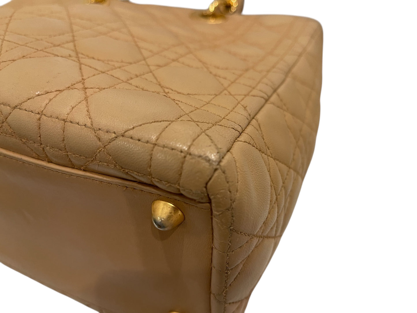 Christian Dior Lady Dior Lambskin Cannage Large