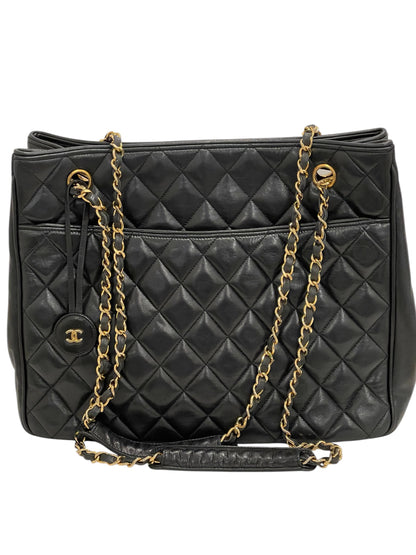 Chanel Lambskin Black Tote