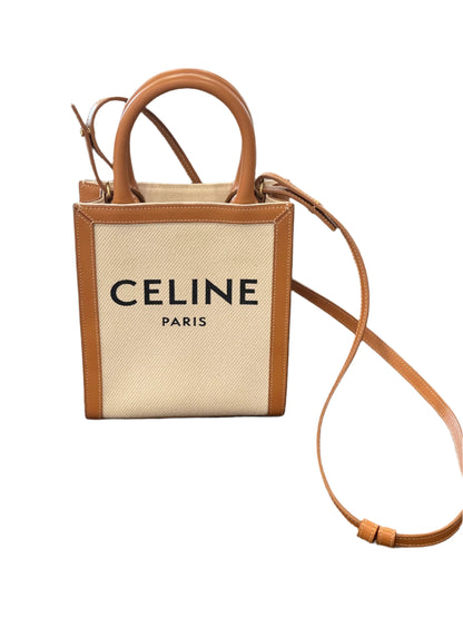 Celine Vertical Cabas Mini Beige Preowned