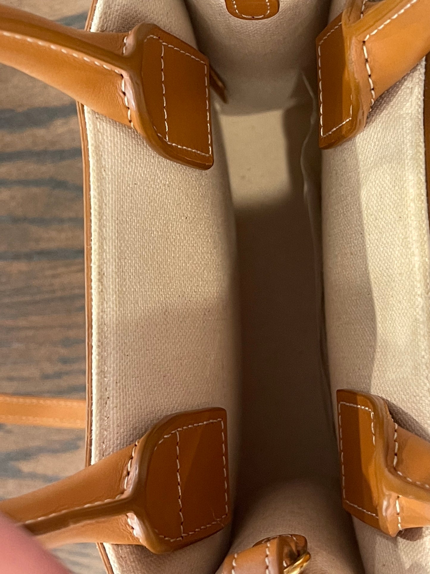 Celine Vertical Cabas Mini Beige Preowned