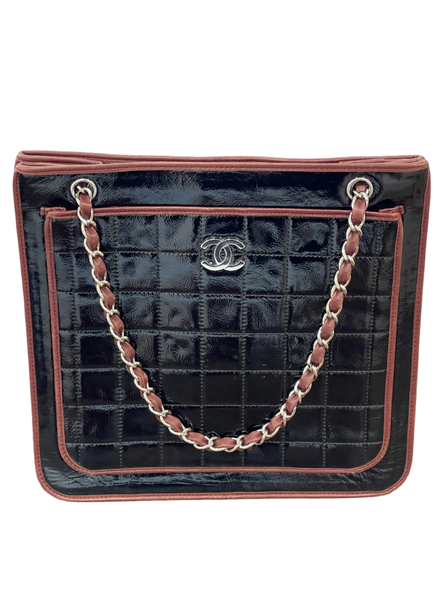 Chanel Patent Leather Tote Preowned