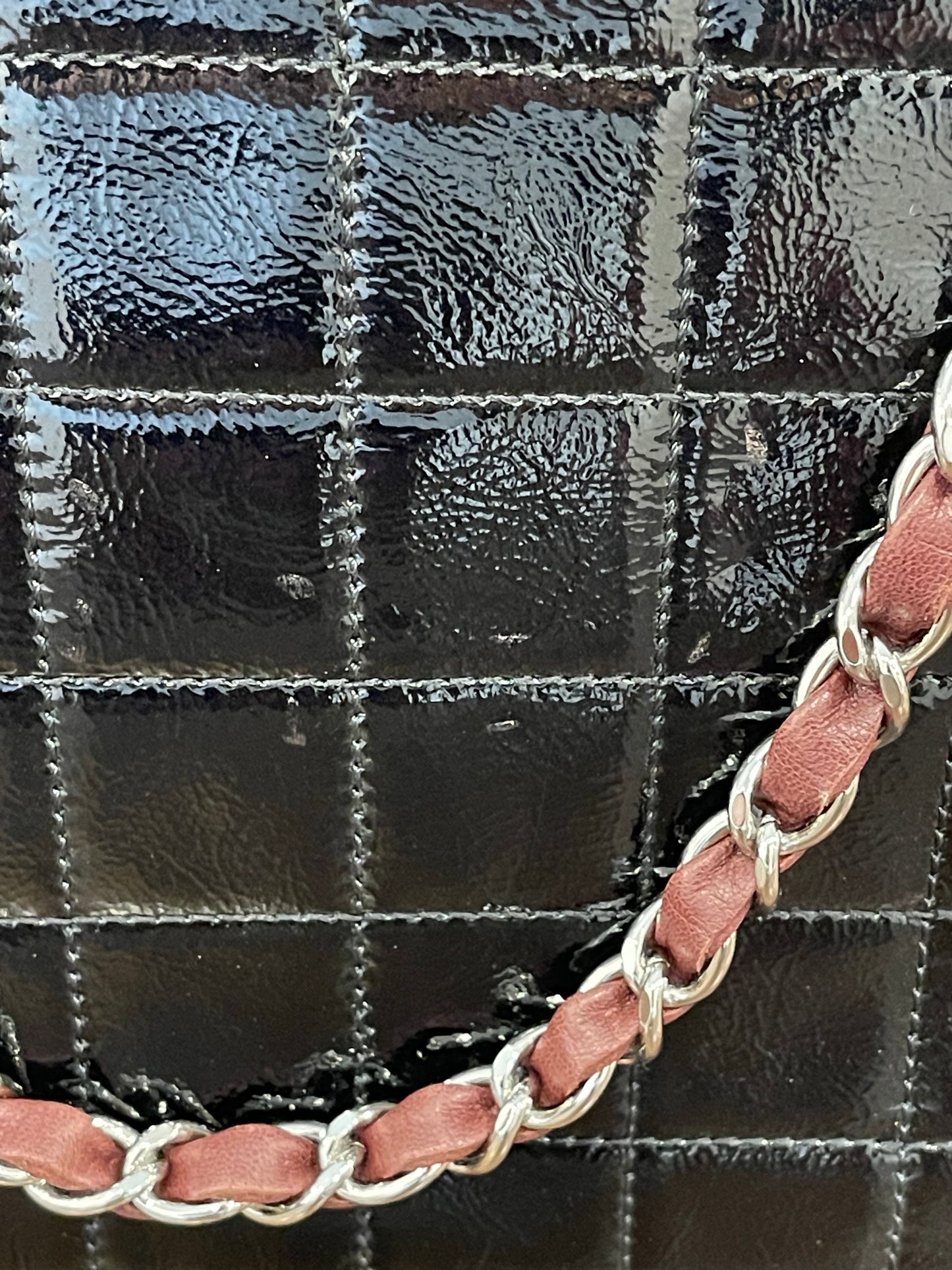Chanel Patent Leather Tote Preowned
