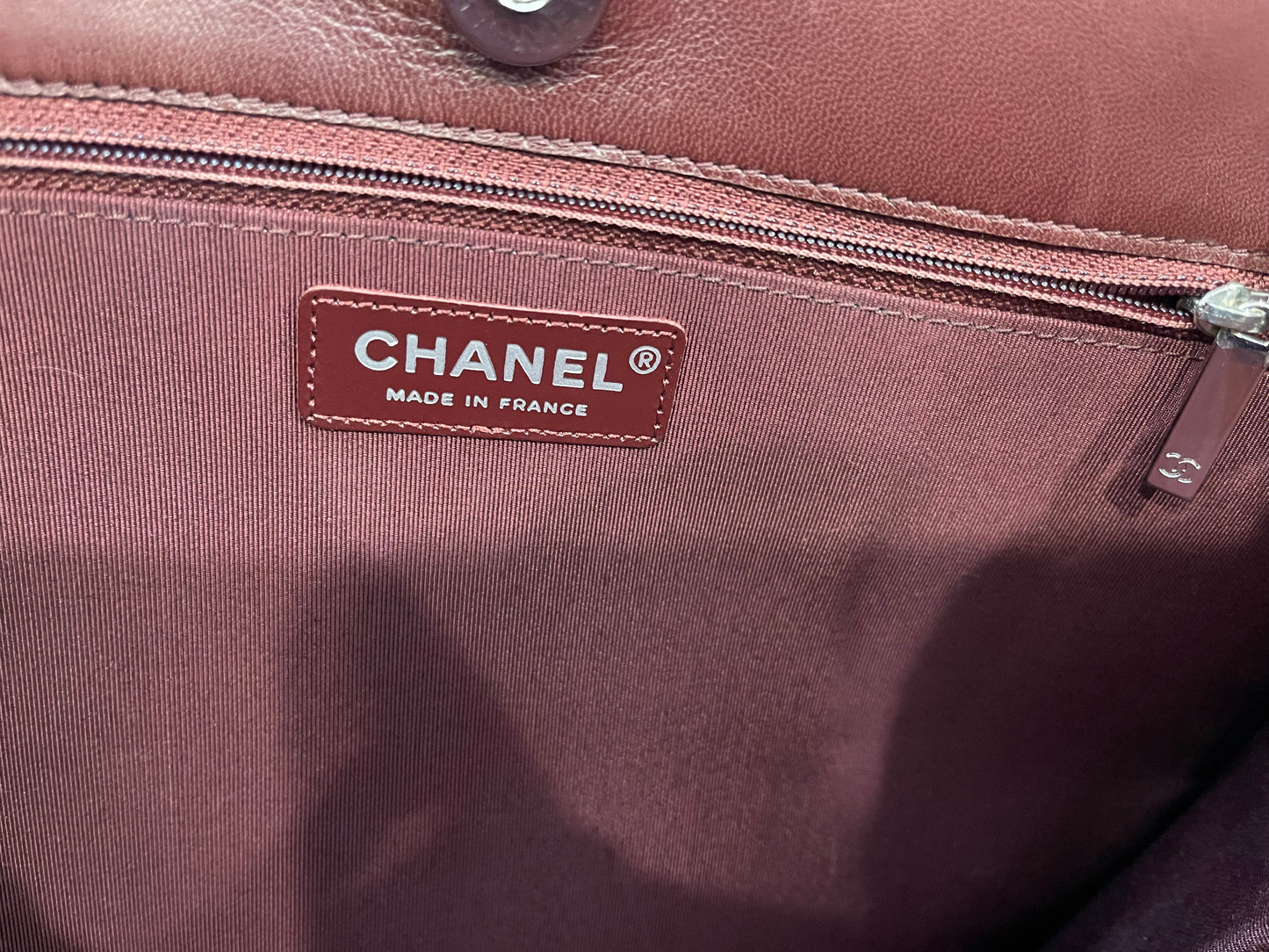 Chanel Patent Leather Tote Preowned