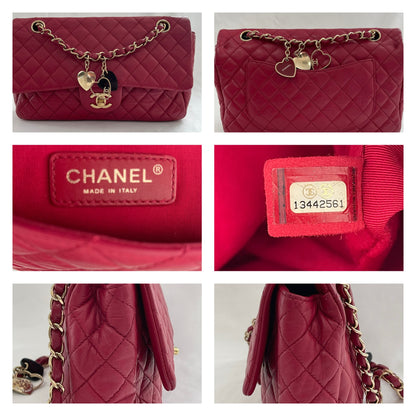 Chanel Lambskin Valentine Charms Preowned