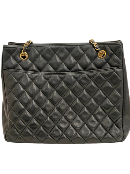 Chanel Lambskin Black Tote