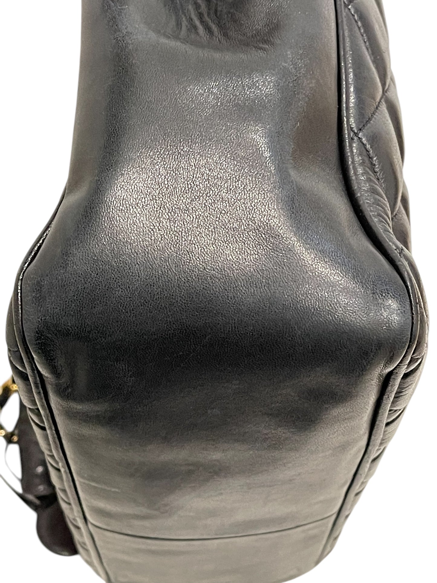 Chanel Lambskin Black Tote