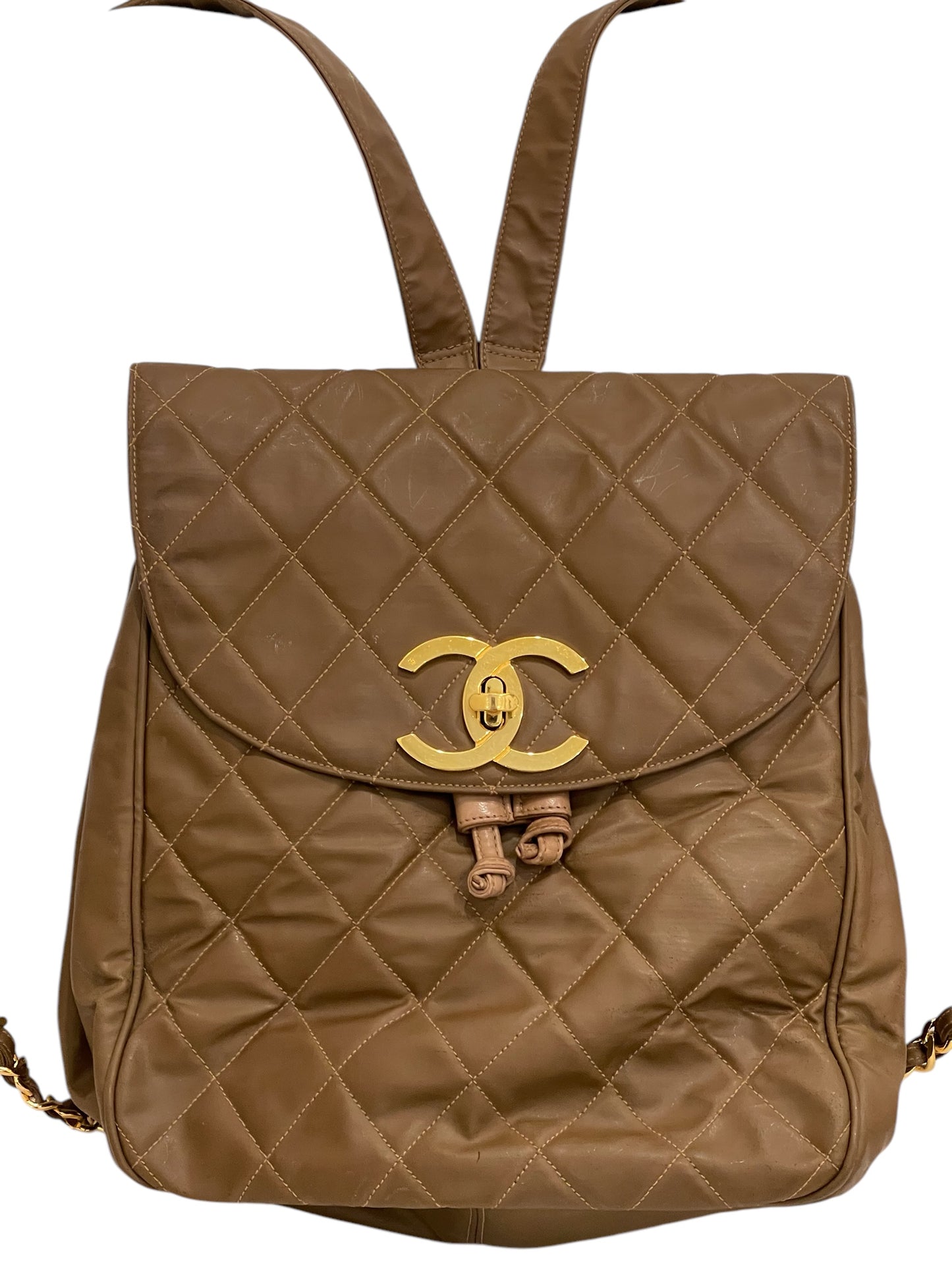 Chanel Backpack Taupe