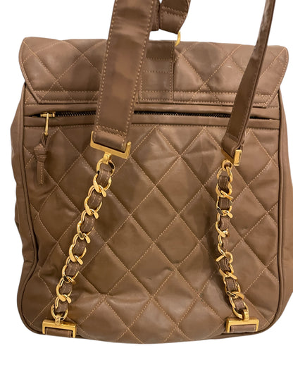 Chanel Backpack Taupe