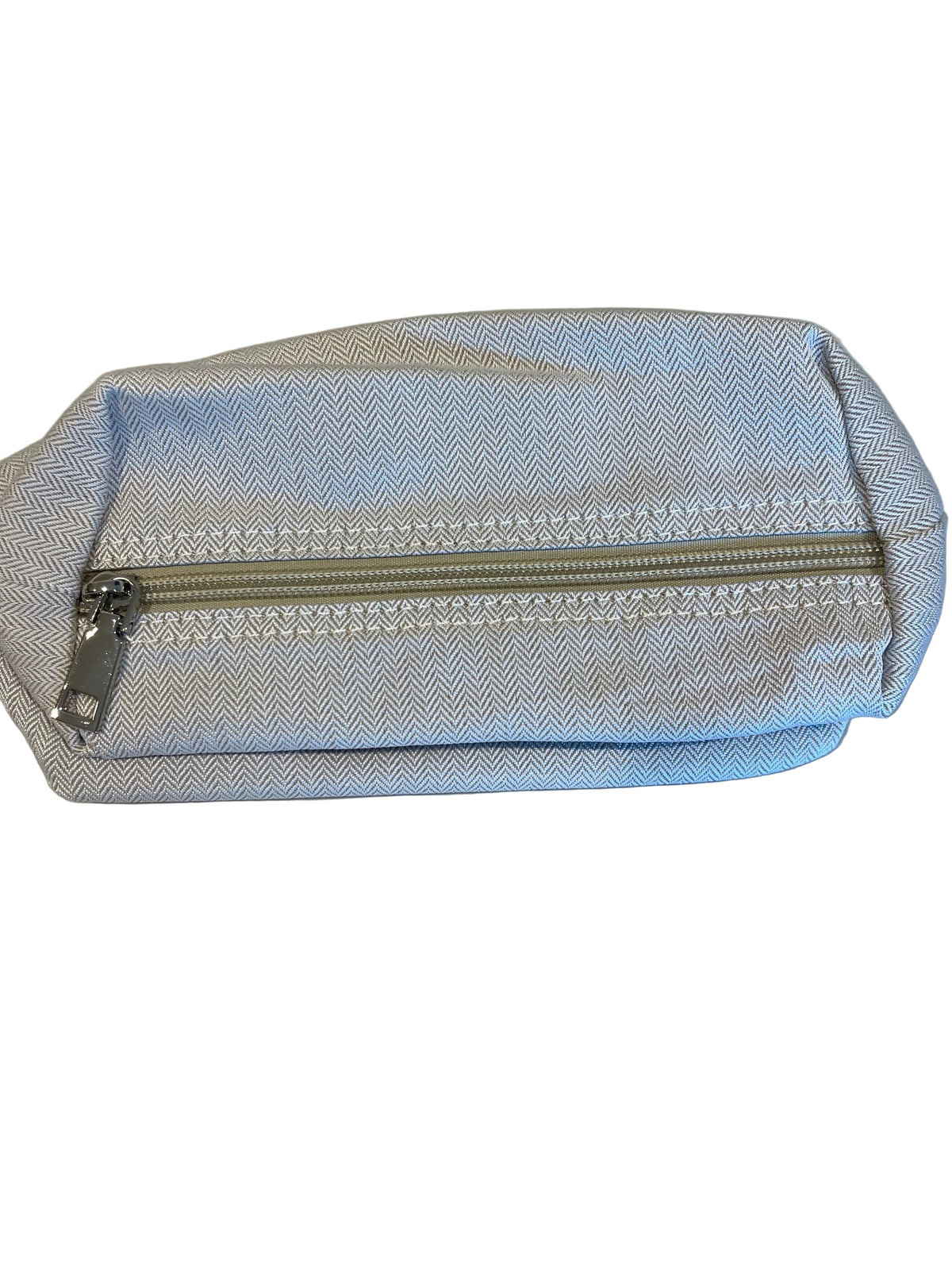 Genuine Togo Leather Open Top Weekender Tote with Strap & Pouch