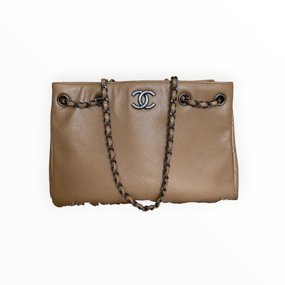 Chanel Caviar Mettalic Leather Tote