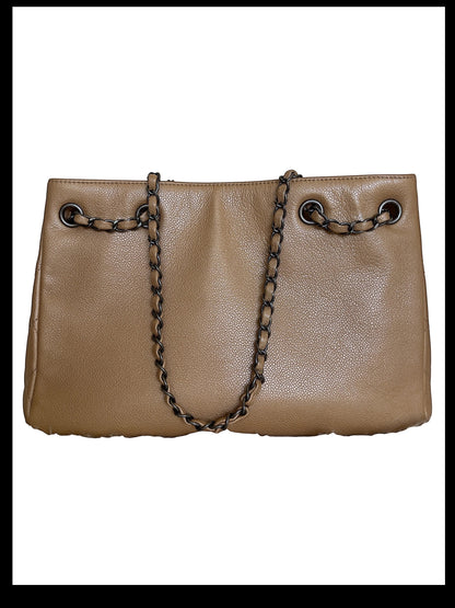 Chanel Caviar Mettalic Leather Tote