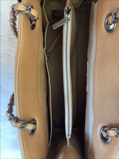 Chanel Caviar Mettalic Leather Tote