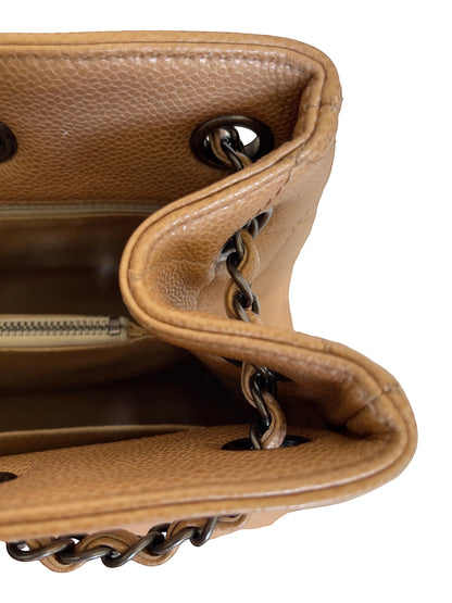 Chanel Caviar Mettalic Leather Tote