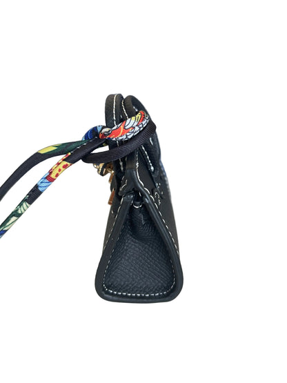 Mini Tote Bag Charm/Keychain with Scarf