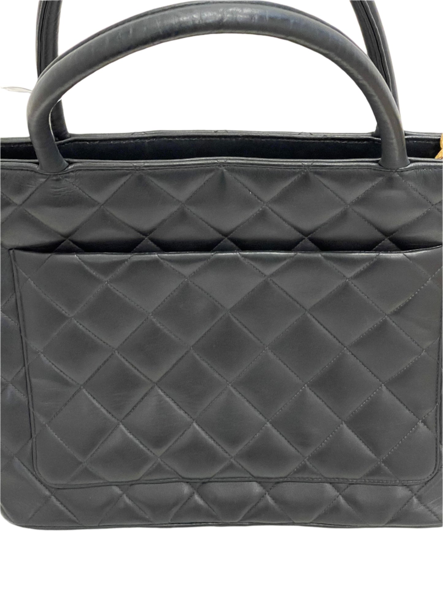 Chanel Lambskin Medallion Tote