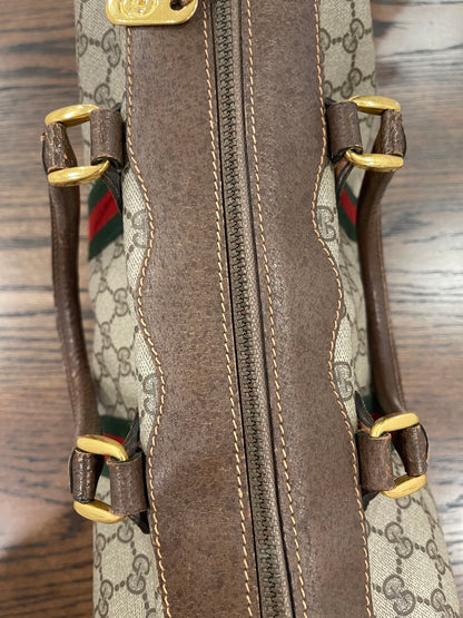 Gucci Vintage Sherry Line Boston Bag