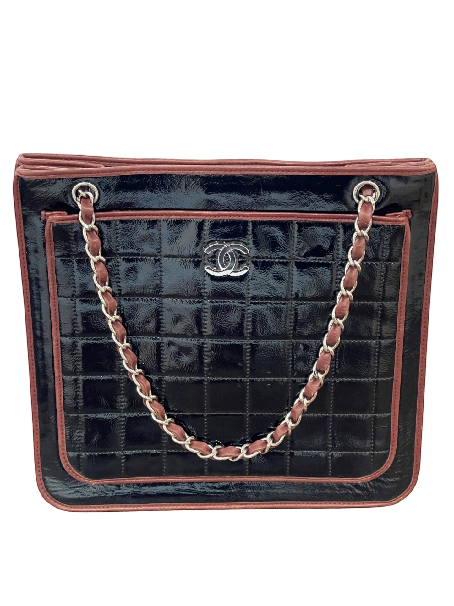 Chanel Patent Leather Tote Preowned