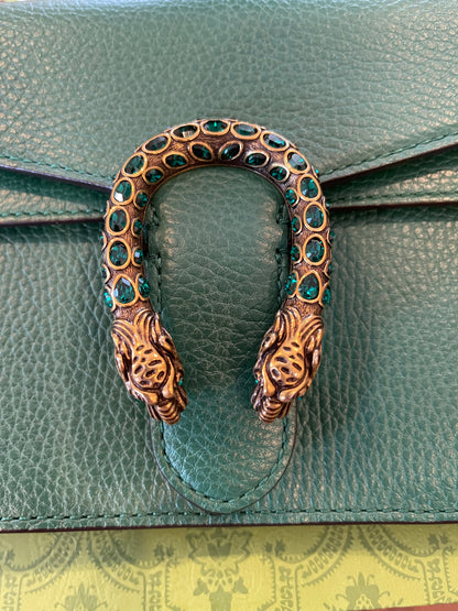 Gucci Mini Dionysus Emerald Shoulder Bag