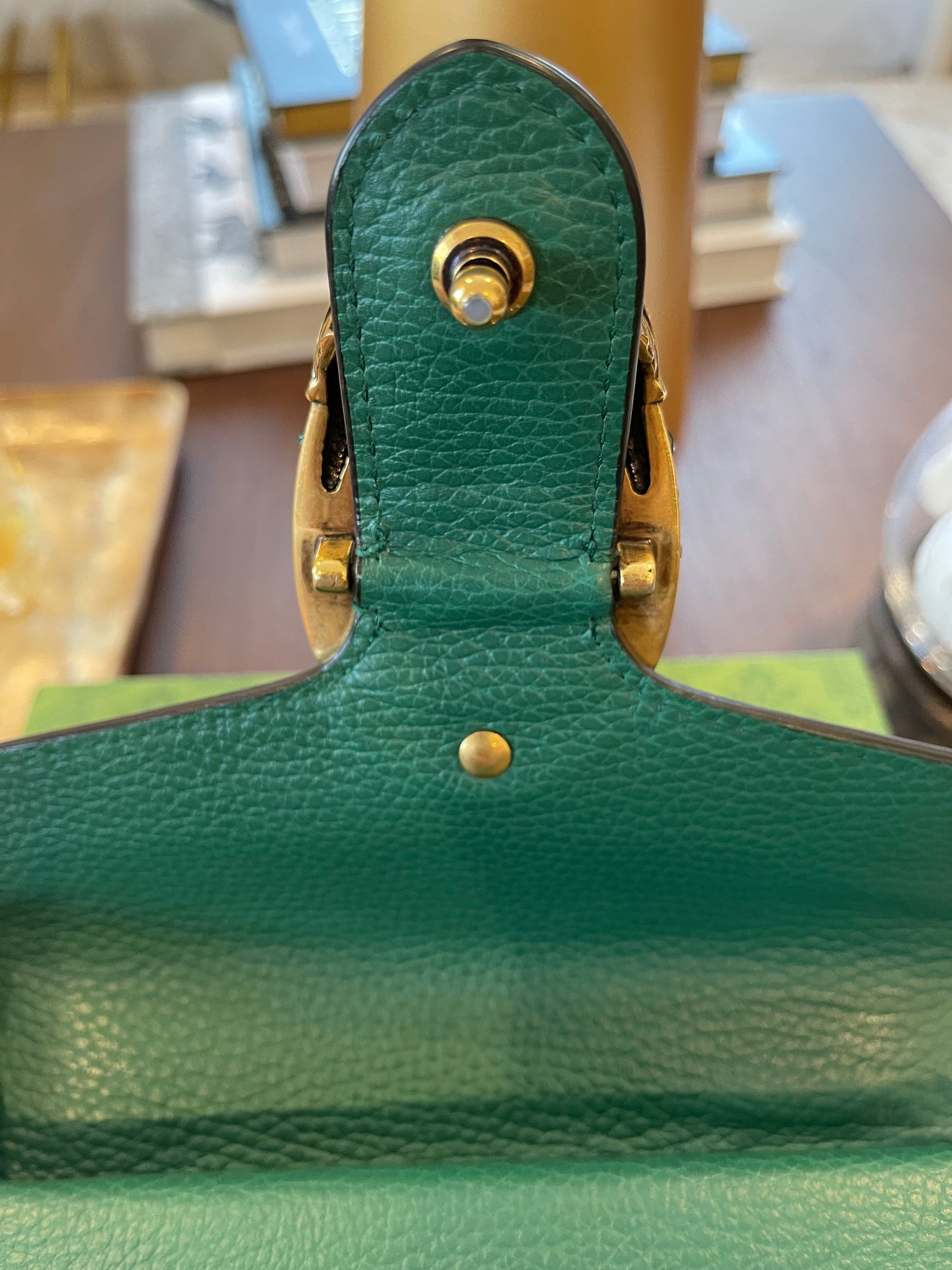 Gucci Mini Dionysus Emerald Shoulder Bag