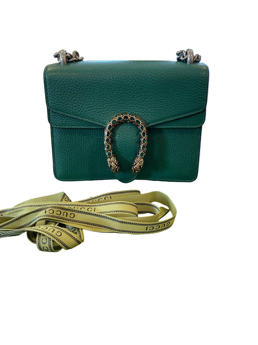 Gucci Mini Dionysus Emerald Shoulder Bag
