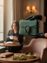 Gucci Mini Dionysus Emerald Shoulder Bag