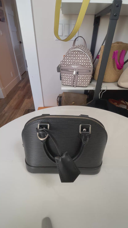 Louis Vuitton Alma BB Epi Leather Black Pre-owned